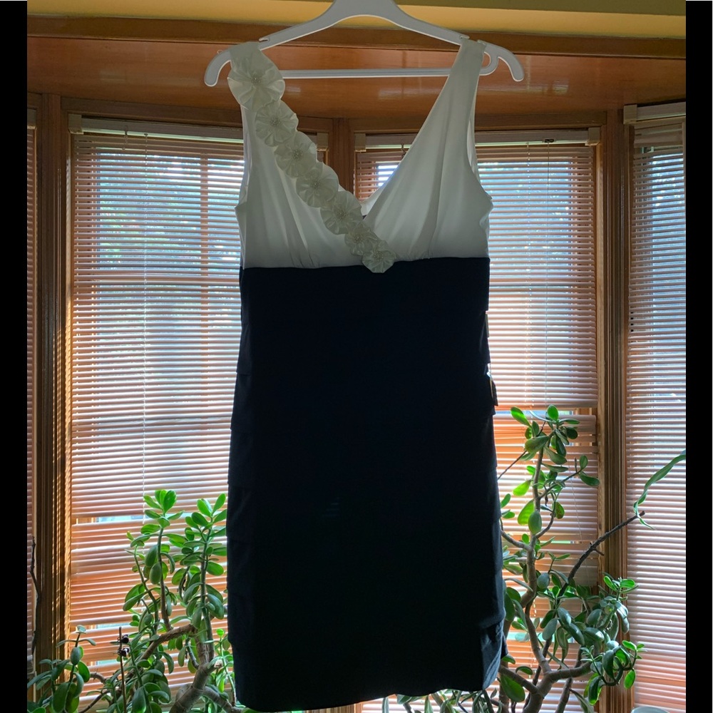 Folie Black/Off White dress in Size 12